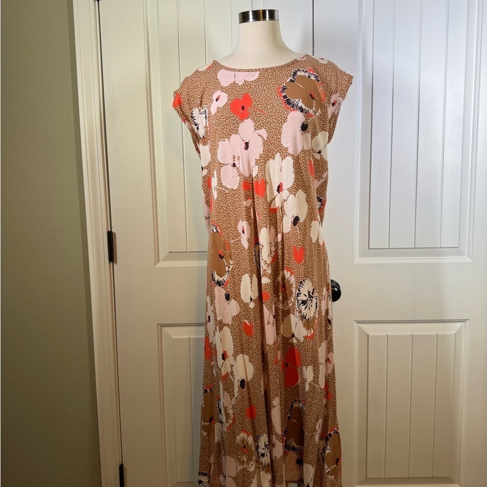 Masai Unni Floral Print Sleeveless Dress EUC size Large - Picture 2 of 7